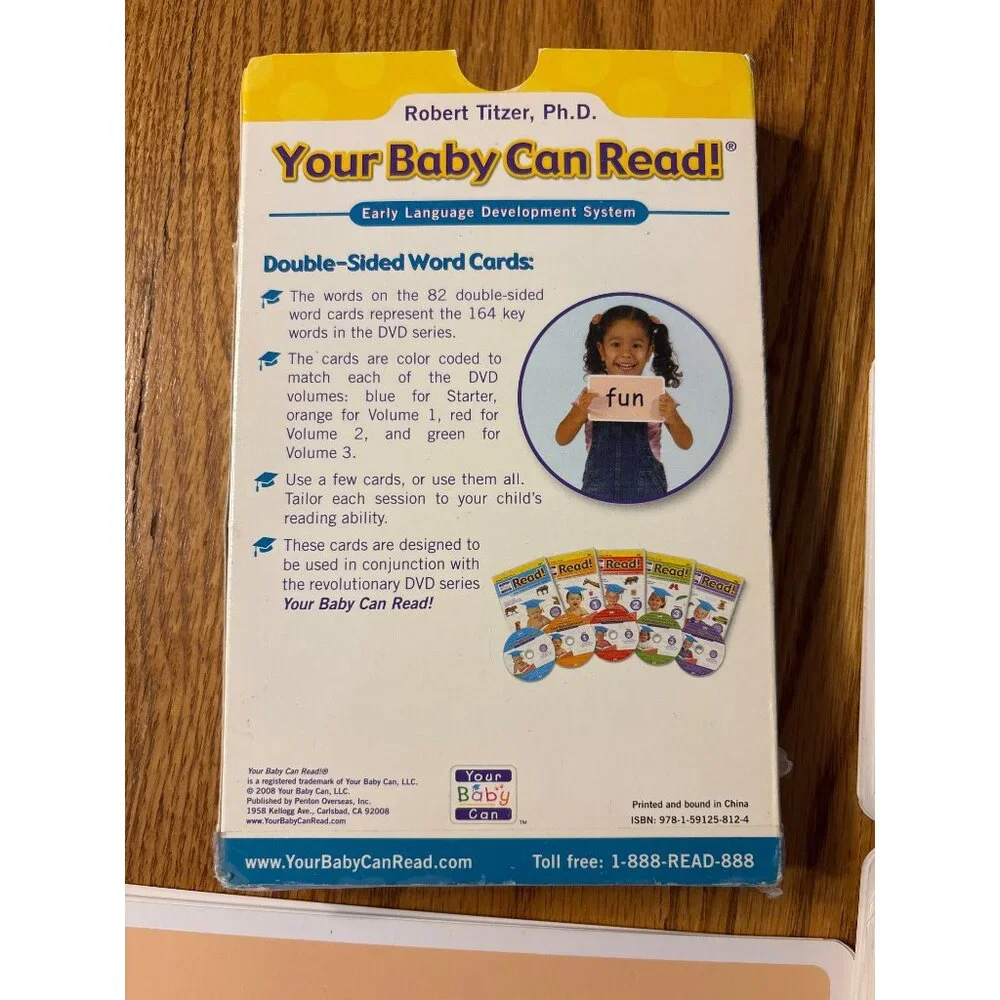 Smiling Babies Word Cards – Set of‎ 82 Double-Sided Cards